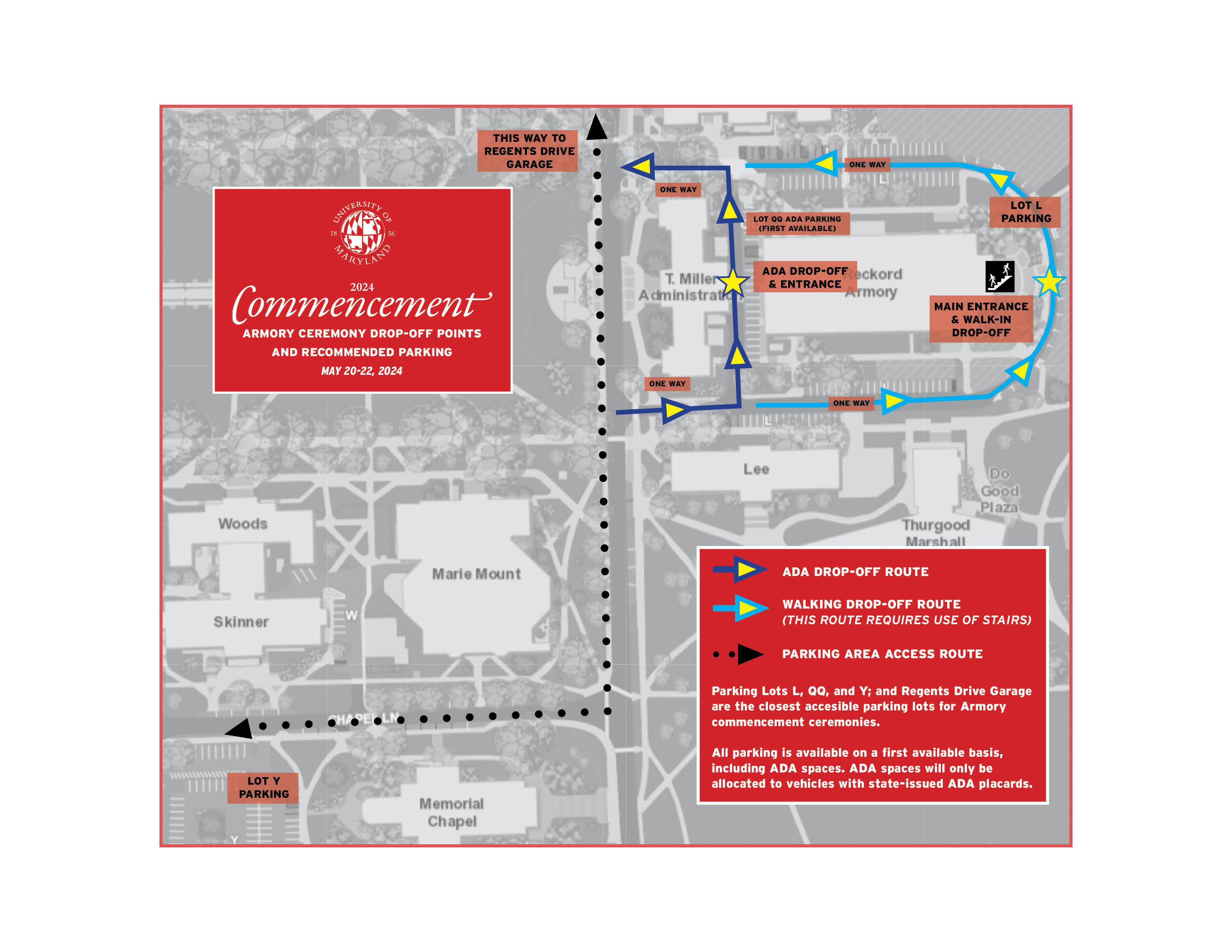 Commencement Armory Parking Information